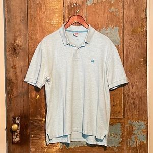 Blue brooks brothers performance polo